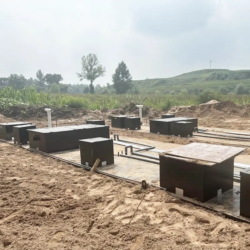 Stasiun Pengolahan Terpusat Skala Besar Limbah Domestik yang Terkubur